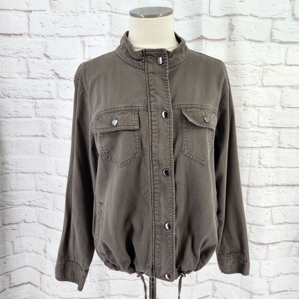 Utility Field Military Jacket XLP Army  Green Grunge Christopher Banks Spring
